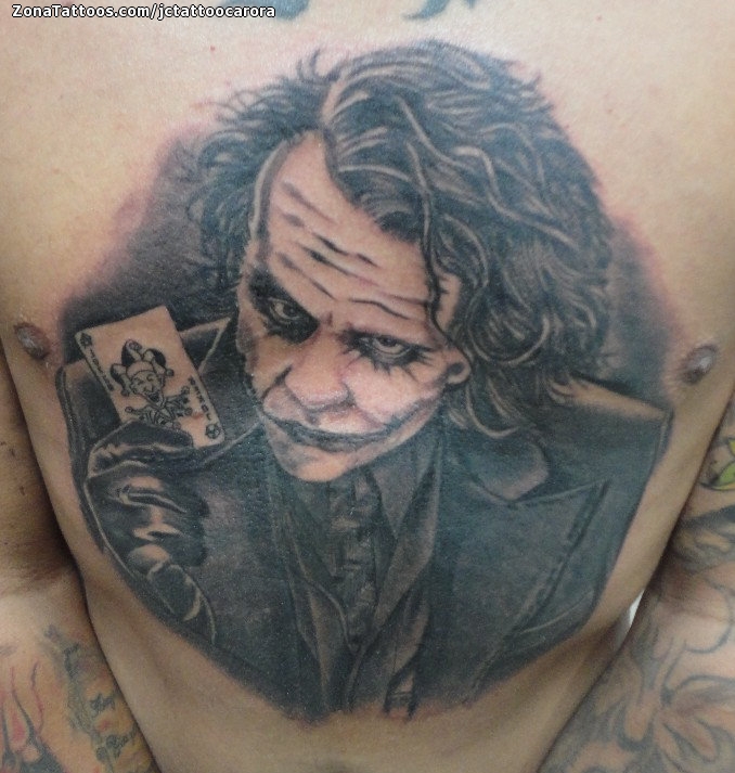 joker skull tattoo designs