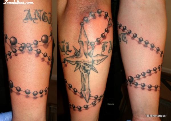 Tatuaje de Cruces, Antebrazo