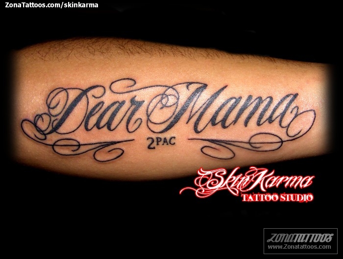 Tatuaje de Letras