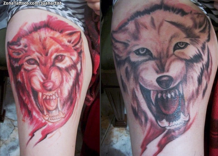 Tatuaje de Animales, Lobos