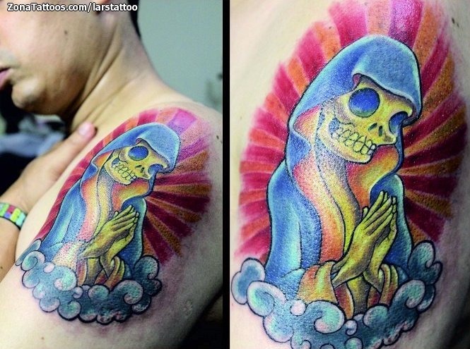 Tatuaje de Santa Muerte