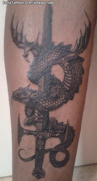 back dragon tattoo
