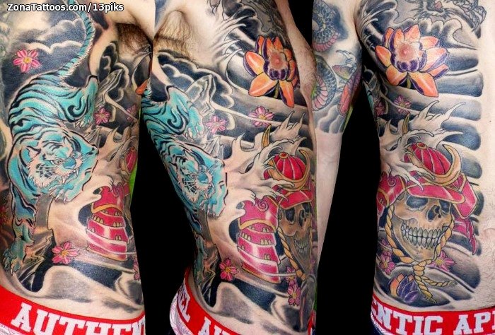japanese tiger hand tattoo