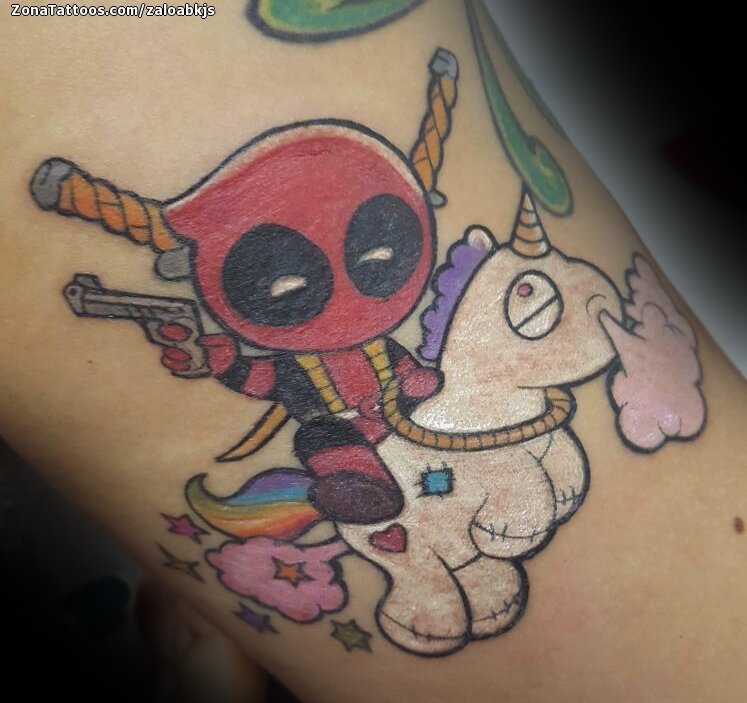 cartoon tattoos simple