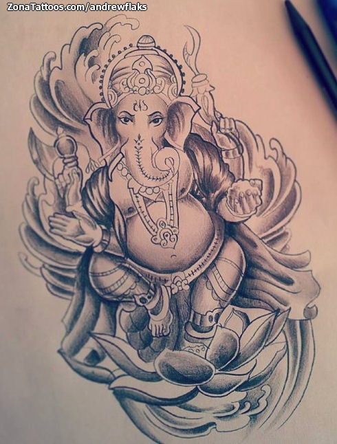 best zodiac tattoo ideas for each sign and best ganesha tattoo ganesha tattoo on neck